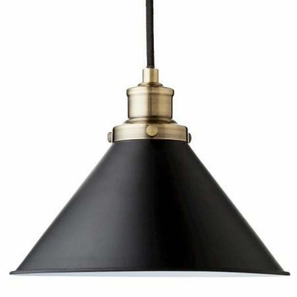 Threshold Other - Threshold Schoolhouse Pendant Cone Black Light